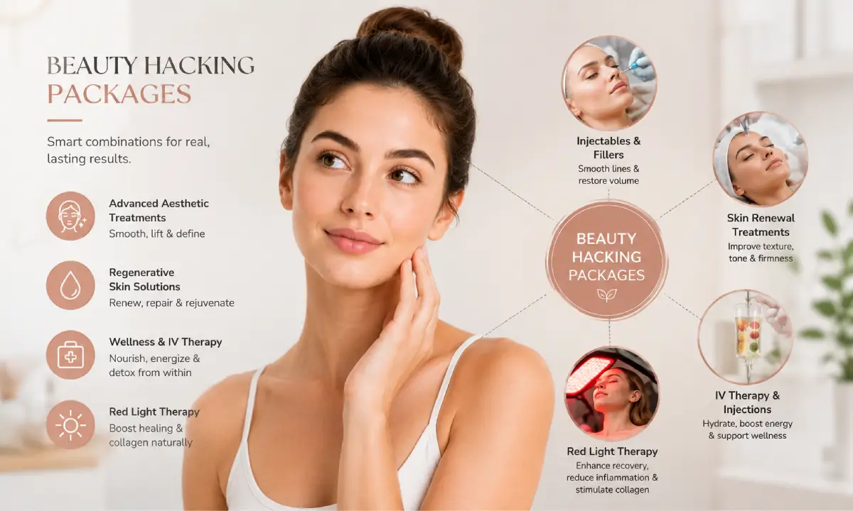 Beauty hacking treatment package for Facial Rejuvenation